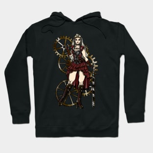 Steampunk girl! Hoodie